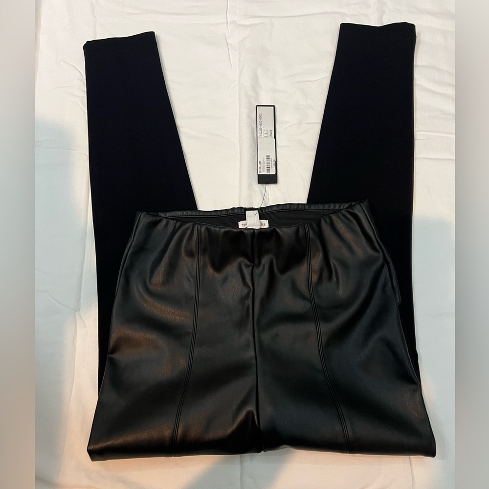 Tribal Jeans Faux Leather Skinny Pants